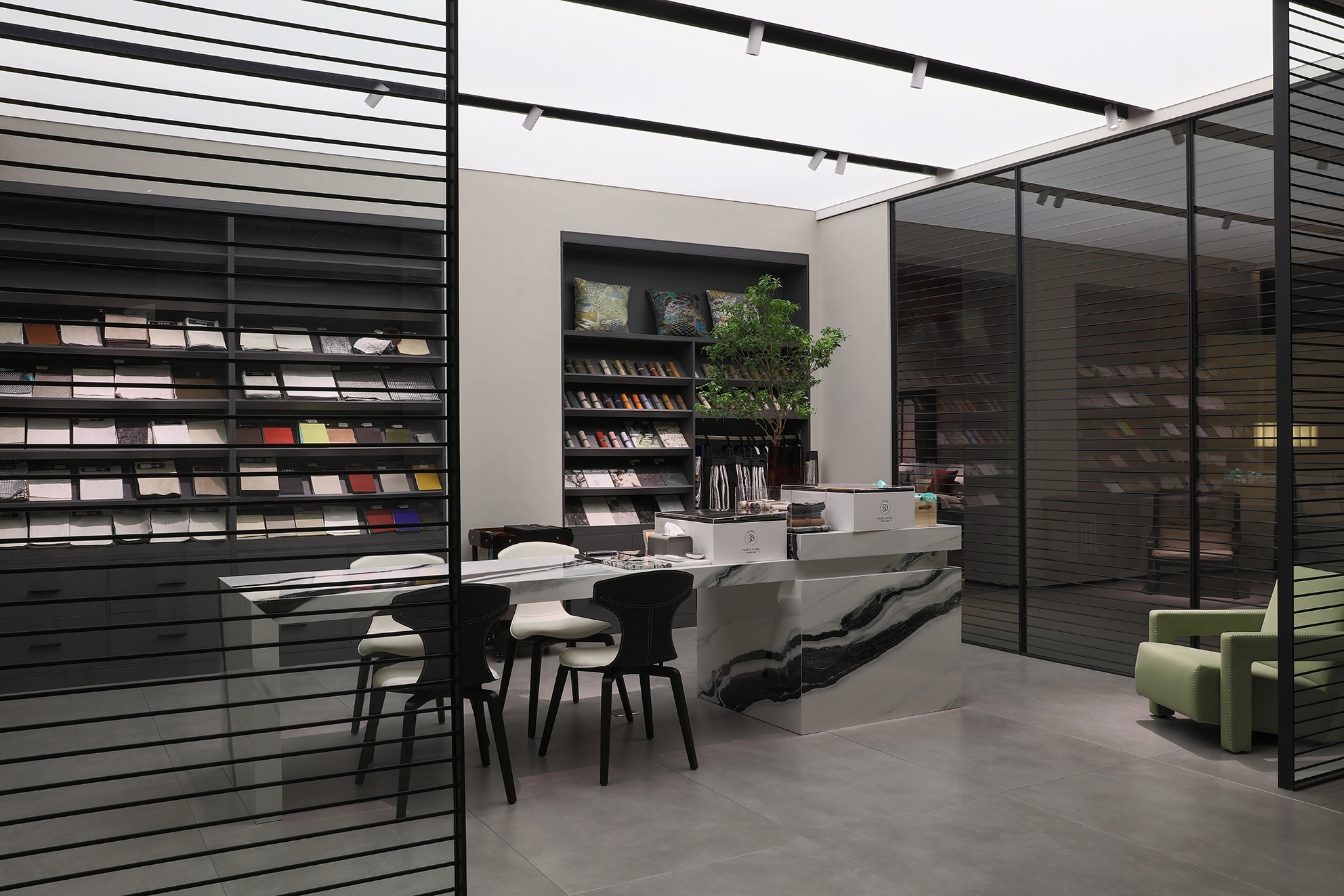 CXCASA showroom space and furniture display